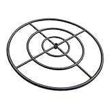 Stanbroil 30' Round Fire Pit Burner Ring,Triple Ring, Black Steel