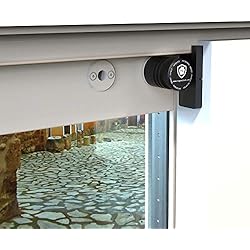Magnetolock V2.0 REMACH(Blanco).Bloqueo de seguridad para ventanas y puertas correderas. Bloqueo con ventana cerrada y abierta. Ajustable posición de ventilación para seguridad niños, bebé y mascotas.