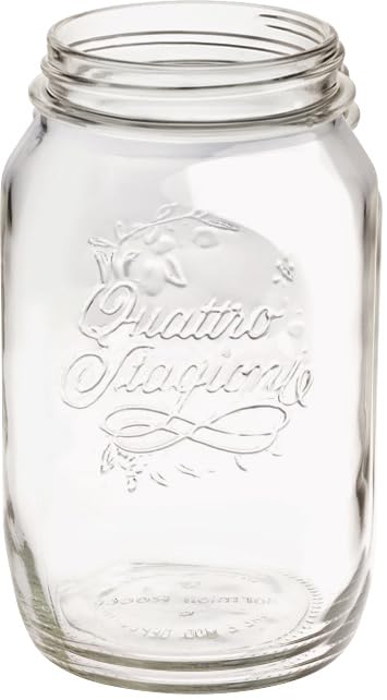 Fairment Original Jar inkl. rostfreiem Edelstahldeckel - Fermentationsglas - Einmachglas vielseitige Verwendungen - 64oz (1893ml)