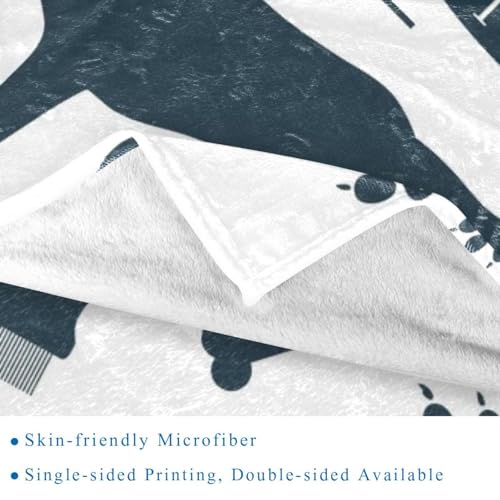 Couverture douce en microfibre 150x200 cm pour lit et canapé - 3