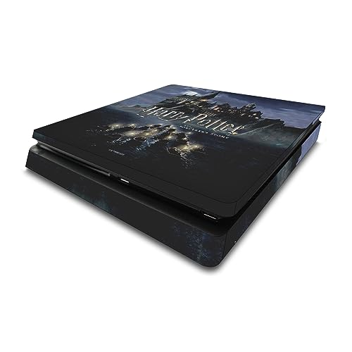 Skin PS4 Slim Harry Potter Autocollant Vinyle Château de Poudlard pour Console Sony PlayStation 4