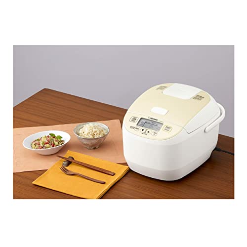 Image of Zojirushi NL-DCC18CP Micom Rice Cooker and Warmer (Pearl Beige, 10 Cups) | Automatic keep-warm, fuzzy logic, LCD controls, dual delay timers