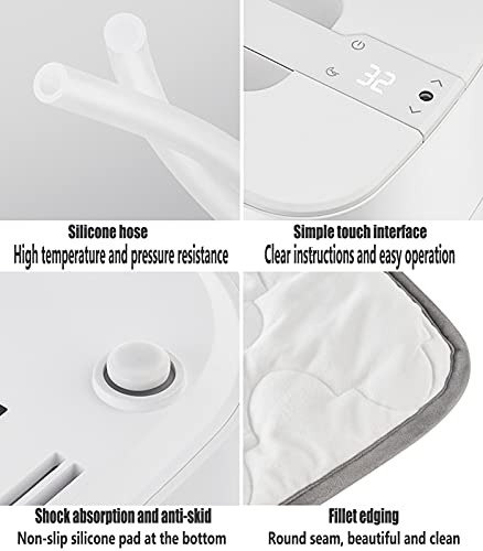 Cobertor elétrico colchão aquecido a água, colchão aquecido de veludo confortável e seguro, cobertor