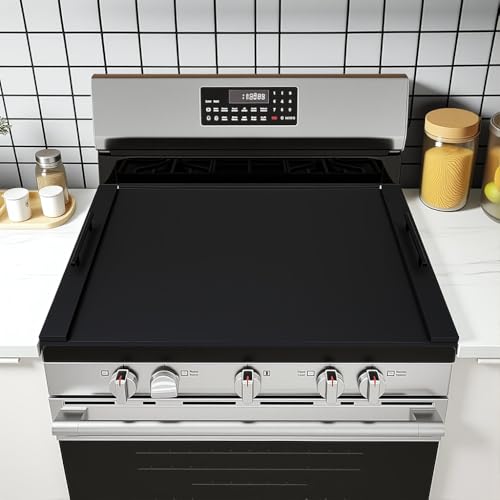 FayuuGem Gas Stove Cover - Stove Top Covers for Electric & Gas Stove top, Noodle Board Stove Cover(Black)