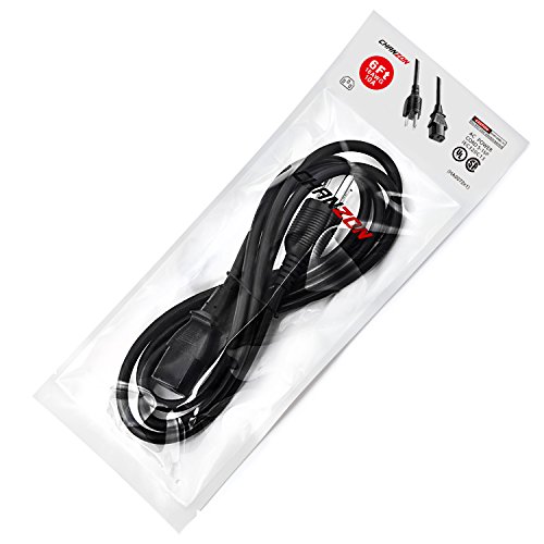 Chanzon AC Power Cord 3/6/10ft UL Listed Universal AC Power Cord for Personal Computer,PC Monitor,Plasma bravia uhd Smart TV,Replacement 3 Prong NEMA 5-15P to IEC320C13 10A 125V Extension Cable