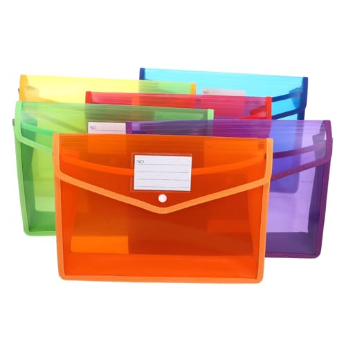 Pochettes transparentes A4 pour organiser vos papiers de maison et de bureau | Style épuré