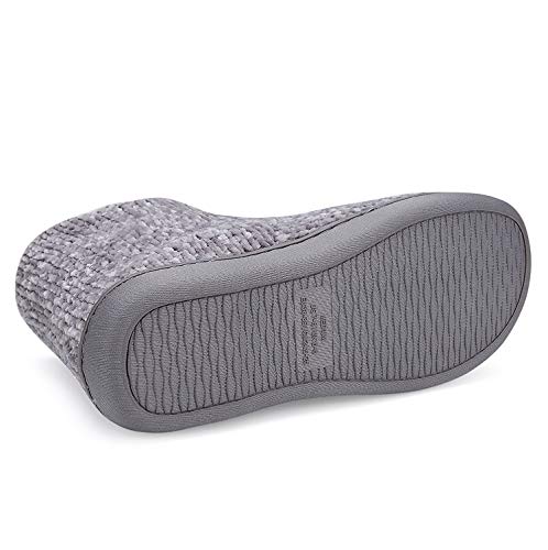 TUOBUQU Women Warm Bootie Slippers Fluffy Plush Indoor Outdoor Winter Booty Slippers3