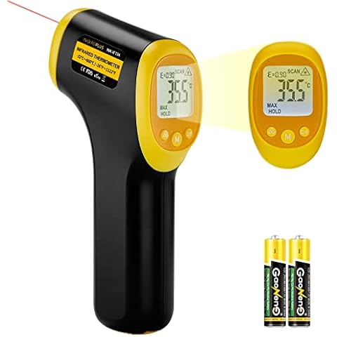 Inkbird Infrared Thermometer, INK-IFT04 Non-Contact Digital Laser Temperature Gun, -32℃~600℃ Instant Read Adjustable Emissivity Thermometer (NOT for Human) Cover