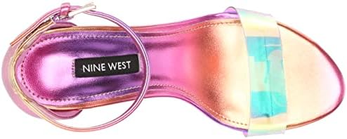 Nine West Women's Pruce Heeled Sandal, Multicolor 804, 11 | Image 4