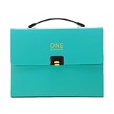 Imanr Accordion Folder Expand The Folder With The Handle 13 Pages A4 Size (Blue)