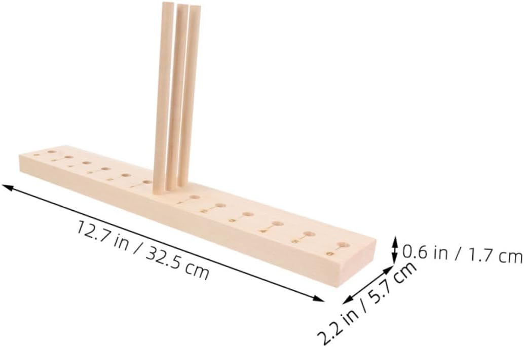 jojofuny DIY Wooden Bow Making Tool Kit for Ribbon Bows Wreaths and Crafts User Friendly Design for Stunning Decorations Compatible with Various Ribbon Widths