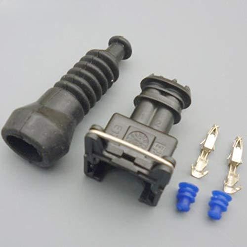Automobile Parts Supplies Cables Adapters Sockets 30sets 3.5mm EV1 Female Fuel Injector Connector