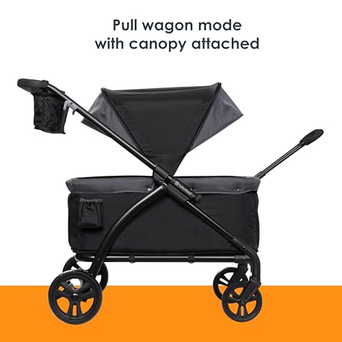 Image of Baby Trend Expedition LTE 2-in-1 Stroller Wagon, Madrid Black