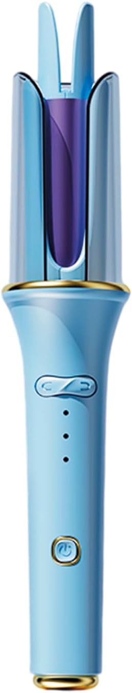 Pluzz Otomatik Saç Maşası Kalın Su Dalgası 32mm - 30 Saniyede Isınma (Mavi)
