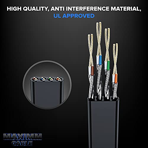 Cable Ethernet CAT7 plano 5 unidades 1.83 m gris miniatura 3