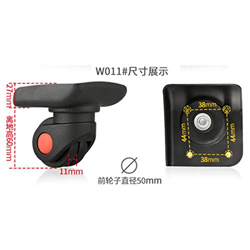 luggage wheels replacement, (Set of a Pair) 360 Degree Swivel Front Mute Repair Replacement Luggage Wheel Suitcase Wheels Parts Spinner2