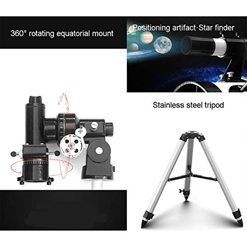 Telescopio astronómico con trípode y lentes 20mm/12.5mm miniatura 4