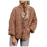 Lzjds Sweatjacke Damen E Lederjacke Jacke Oversize Jacke Ausgefallene Sweatjacken Er Teddy Mantel En Blazer Strickweste Ohne äRmel Blazer Figurbetont Jacken Wandhalterung(Braun, XXL)