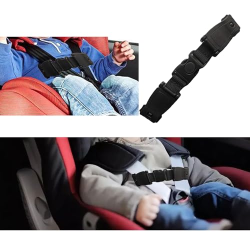 Image of Seat Chest Harness Clip,Anti Escape Seat Strap Baby Harness Chest Clip,Baby Anti-Slip Safety Strap,for Baby Seats,Strollers,High Chairs,Baby Carrier,Schoolbags,Adjustable from 6.69 inchto 8.35 inch
