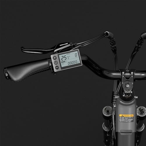 LANKELEISI ES500PRO 24'' electric city bike, 7 speeds, 24''*2.4'' tires, 14.5AH battery. (Gray) - Image 6