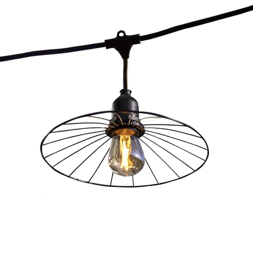 Guirlande lumineuse raccordable d'extérieur E27 LED blanc chaud 6m