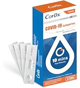 CorDx TyFast at-Home COVID-19 Antigen Rapid Test Kit, Easy, Accurate, Fast Results in 10 Minutes....