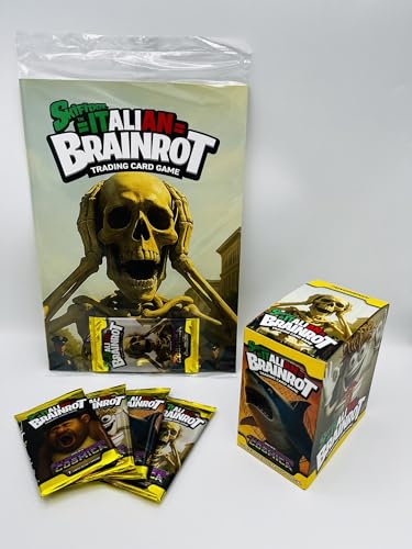 Skifidol Italian Brainrot TCG album collection ALLUCINATION COSMICA boîte sachets