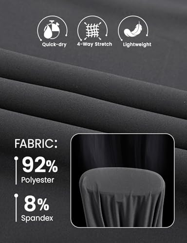 Rdruko Men's Casual Pants Lightweight Quick Dry Hiking Running Workout Outdoor Sports Sweat Pants - Image 5