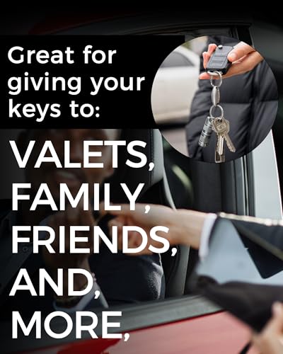 Image of FEGVE Titanium Quick Release Swivel Keychain, Pull Apart Detachable Keychain Heavy Duty Car Key Holder with Key Rings