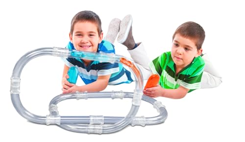 Tube Racer avec voiture télécommandée LED et tubes modulables