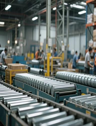 Trasportatori a rulli per impieghi gravosi per progetti fai-da-te | Soluzioni di trasporto industriali in fabbrica | Attrezzature per la movimentazione dei materiali