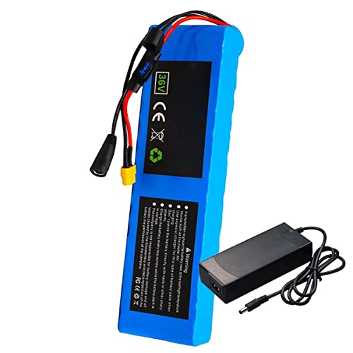 Batería de bicicleta eléctrica 36V 10Ah Batería de iones de litio de 10000mAh Batería interna de...