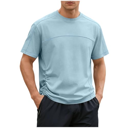 T-shirt homme confortable contre la chaleur avec un tissu doux pour la gym et l'extérieur