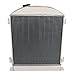 Hot Rod Radiator Compatible with 1928-1932 Ford Chopped Hot Rod Chevy V8, 3 Row Aluminium Radiator + Fan + Shroud + Relay