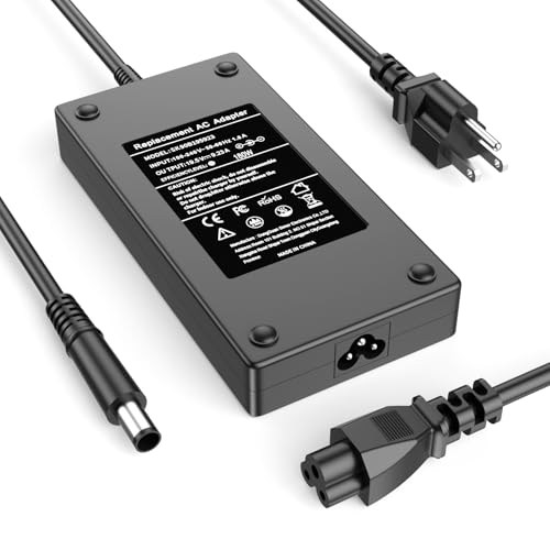 Image of 180W AC Charger Fit for Dell G7 15 17 7588 7590 7790 G5 15 G3 15 17 5515 3579 3779 Laptop Power Adapter Cord Compatible with Dell Dock WD19 WD15 Business Thunderbolt /Universal Docking Station