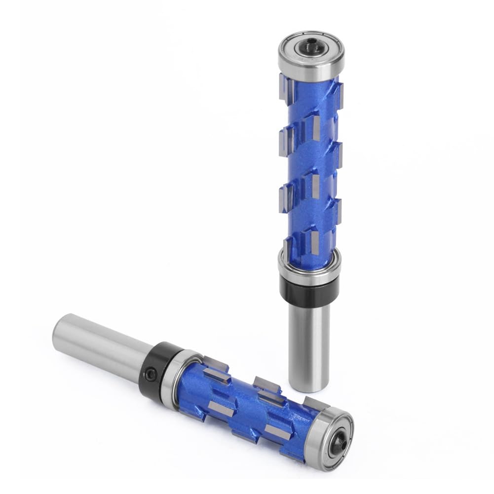Fresa A Spirale Per Legno 1/2" X 19x45 Mm - Doppio Cuscinetto, Per Rifilature E Smussature Precise