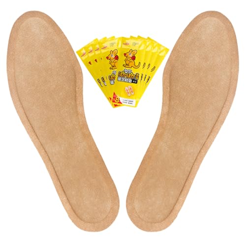XTDMJ 8 pares de plantillas térmicas para zapatos, almohadillas térmicas para 8 horas de calor, calentadores de suelas, adhesivos, plantillas térmicas para zapatos, listas para usar inmediatamente