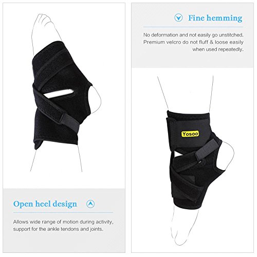Adjustable Ankle Brace for Men and Women - Support for Volleyball and Basketball, Ideal for Sprains