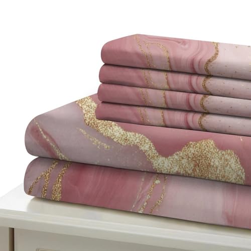 Housse de couette imprimé 3D hypoallergénique et super douce en microfibre - 7