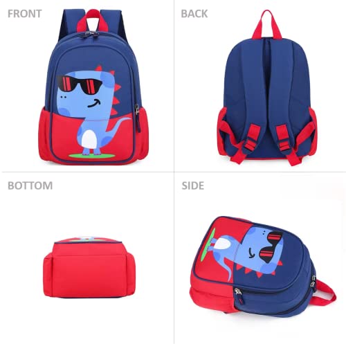 POWOFUN Dinosaur Red Toddler Backpack