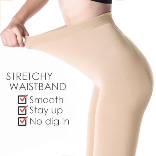 Image of G&Y 2 Pairs Fleece Lined Tights for Women - 100D Opaque Warm Winter Pantyhose