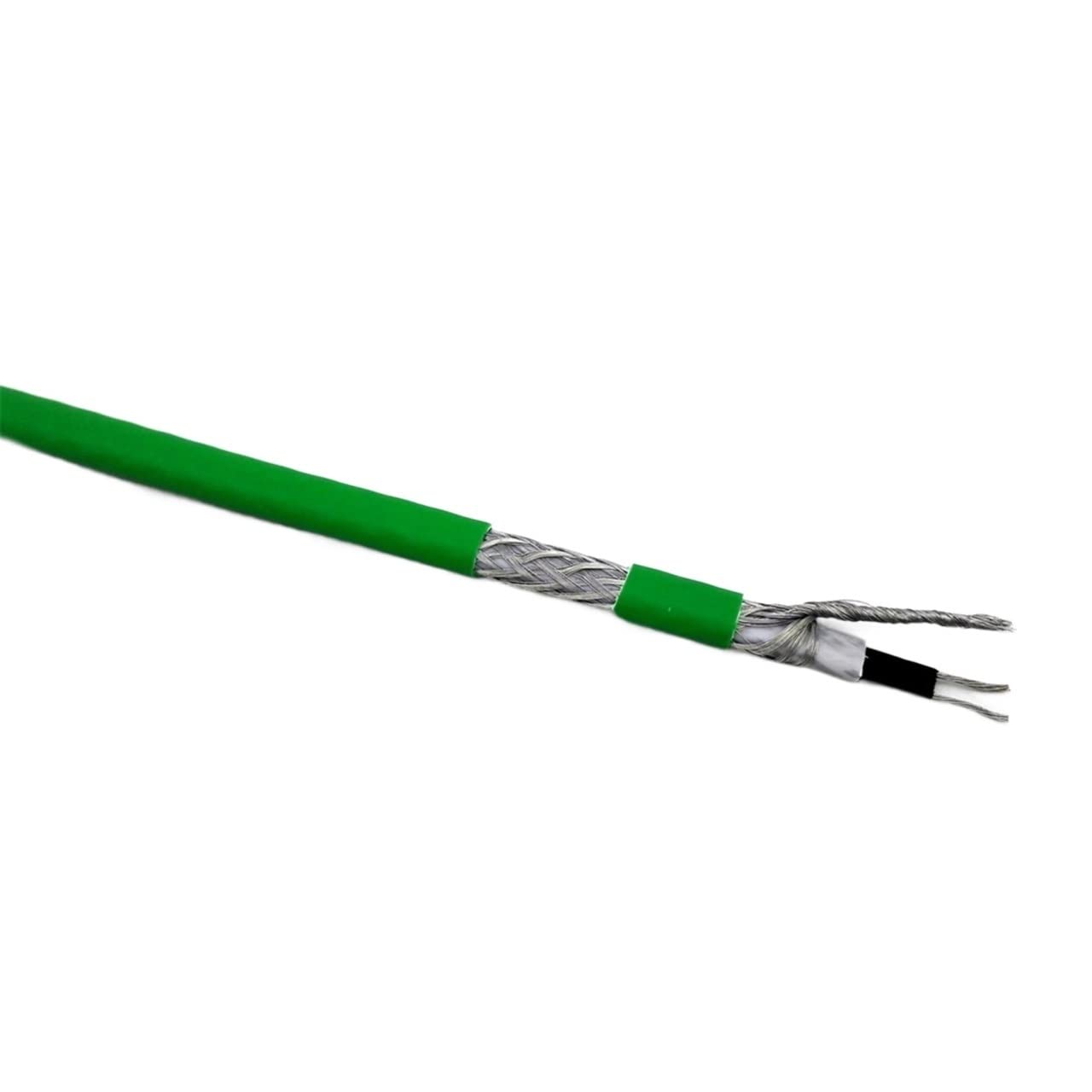 Câble chauffant Câble chauffant de fonte de neige de toit, 220V 17W/m, câble chauffant autorégulateur, for la protection contre le gel de réchauffement de tuyau intérieur et extérieur étanche à l'eau