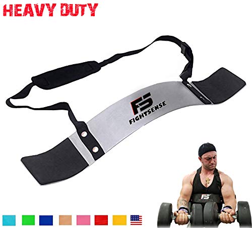 FIGHTSENSE Arm Blaster Biceps Curl Triceps Muscle Isolator Bomber Fitness Gym Workout Training