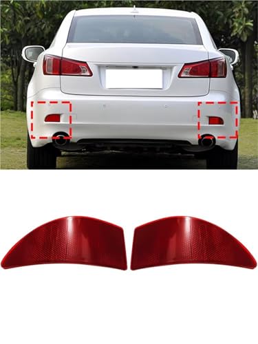 Feu arrière pour Lexus IS250 rouge : cache gauche et droite 2006-2017