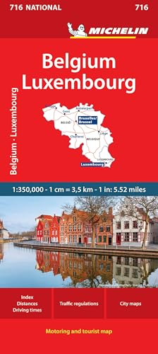 Belgium Luxembourg Map 716 (Maps/Country (Michelin))