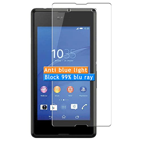Vaxson 4-Pack Anti Blue Light Screen Protector, compatible with Sony Xperia E3 D2203 / D2206 / D2243 / D2202 / D2212 TPU Film Protectors Sticker [ Not Tempered Glass ]