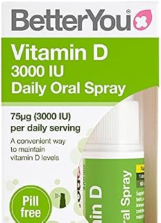 BetterYou Vitamin D Daily Oral Spray, Natural Peppermint, 15ml
