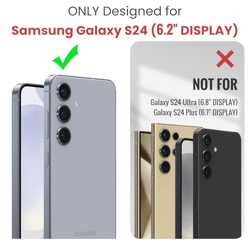 Strapurs Crossbody for Samsung Galaxy S24 Case Wallet?RFID Blocking? with 7-Card Holder Zipper Bills Slot, Soft PU Leather Magnetic Wrist Shoulder Strap for Galaxy S24 5G Wallet Case for Women,Purple