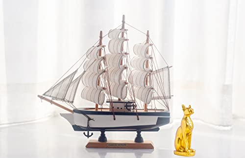 Estatua de la Diosa Egipcia Bastet Gato Dorado 4.2 pulg miniatura 3
