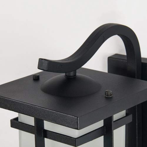 Applique murale moderne E27 éclairage extérieur étanche pour patio et cour - 6